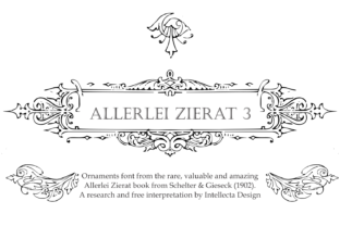 Allerlei Zierat 3: The Ornamental Typeface That Elevates Campaign Visuals