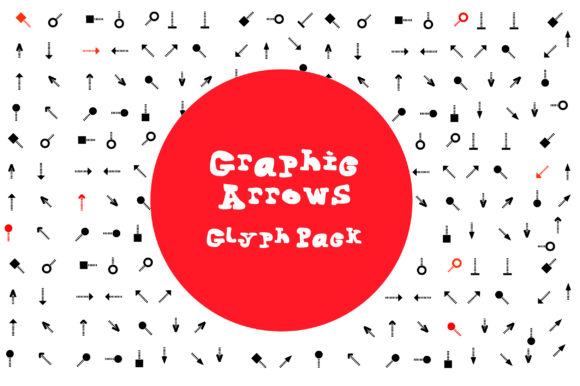 BM Graphics - Graphic Arrows Glyph: A Creative Typeface for Brand Visuals