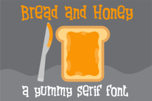 Bread and Honey: A Whimsical Serif Font for Editorial Design