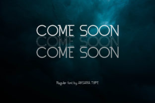 Come Soon Typeface: Minimalist Sans Serif for Modern Web Design