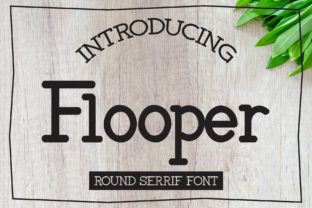Flooper Typeface: A Cheerful Serif Font for Handmade Brands