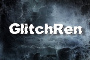 GlitchRen Typeface: Elevate Campaign Visuals With Digital Edge