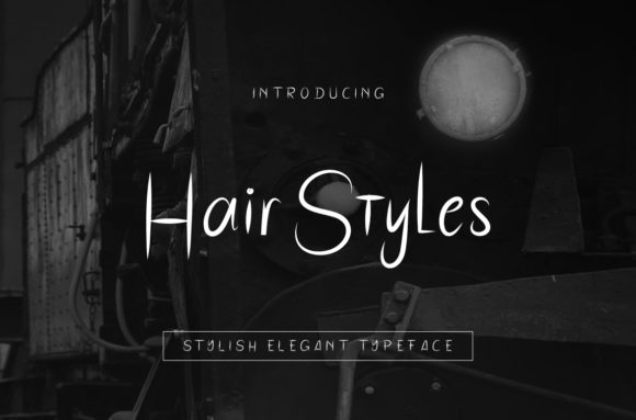 Hair Styles: A Raw Sans Serif Typeface for Bold Digital Branding