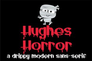 Hughes Horror Typeface: A Drippy Sans Serif for Edgy Brand Identity