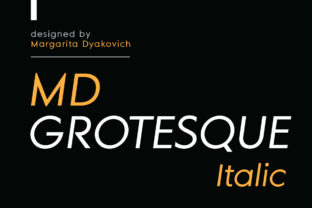 MD Grotesque Italic: A Designer's Real-World Review
