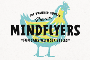 Mindflyers: The Sweet Sans Serif Typeface for Modern Editorial Design
