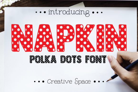 Napkin: The Polka Dot Typeface for Scroll-Stopping Social Media Graphics