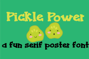 Power Pickle: The Whimsical Serif Font for Scroll-Stopping Social Media Graphics