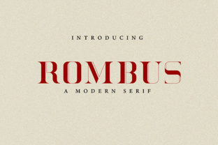 Rombus: A Premium Serif Typeface for Standout Campaigns