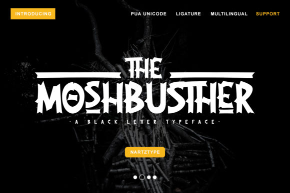 The Moshbusther: A Playful Typeface to Elevate Your Brand Identity